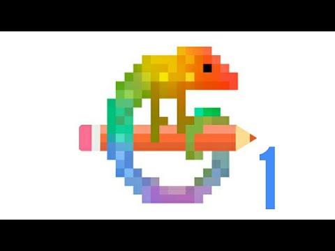 Pixel Art - Color By Number 1# - YouTube
