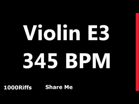 Violin Metronome E3 : 345 BPM