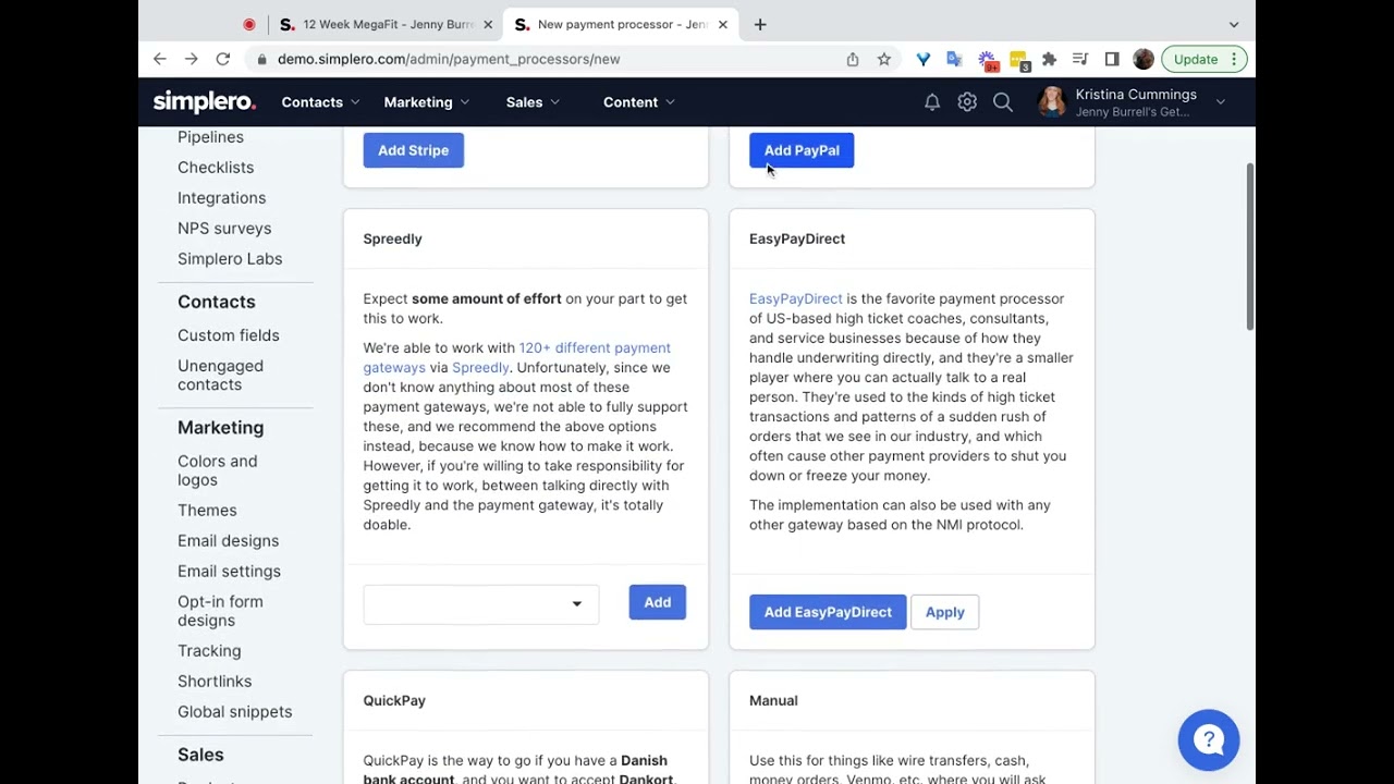 How to Create Your First Product - Connecting Payment Processors