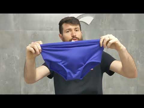 Cueca com Enchimento Mini Boxer Frontal Preta