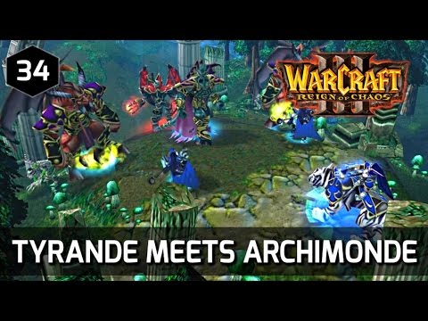 Warcraft 3 Story ► Tyrande Meets Archimonde - Night Elf Campaign