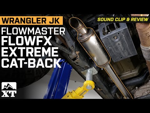Jeep Wrangler JK Flowmaster FlowFx Extreme Cat-Back Exhaust Review & Sound Clip