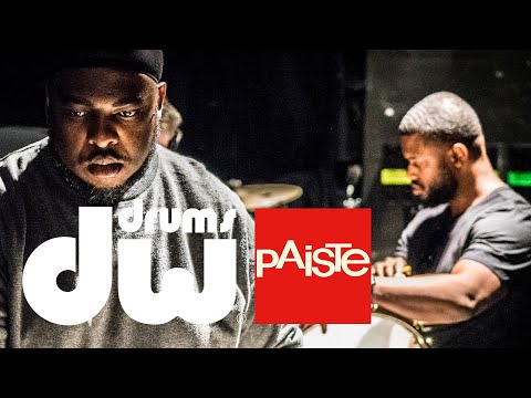 Derrick Wright and Quennel Gaskin - DW drums, Paiste @Paris 2018