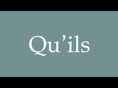 How to Pronounce ''Qu’ils'' (That they) Correctly in French
