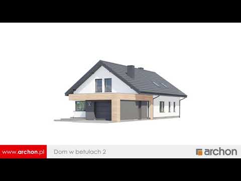 Dom w betulach 2 – Mały dom na wąską działkę I ARCHON+ Projekty Domów