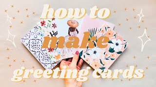 How to easily make greeting cards from home 💌