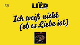Ich weiß nicht (ob es Liebe ist) (Im Schatten der Ärzte - 1985) - EIN LIED FÜR DICH #108