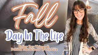 2024 FALL DAY IN THE LIFE | RAINY DAY THINGS & BEHIND THE SCENES SAHM CONTENT CREATOR