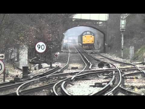 (HD) DRS's 37510 + 37682 Mega THRASH Through Swanley, Working 6Z72 Sheerness to Hitchin Scrap