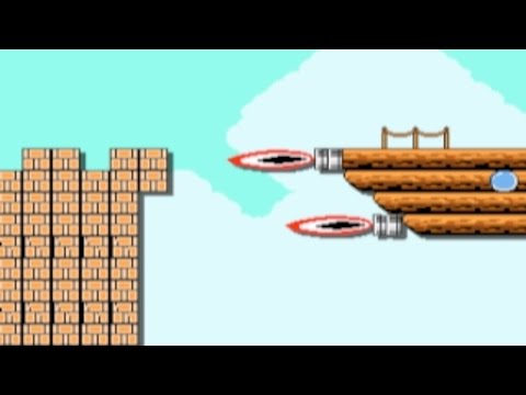 Fortress-to-Fortress Flights by Bockman 一SUPER MARIO MAKER一 No Commentary 1AQ