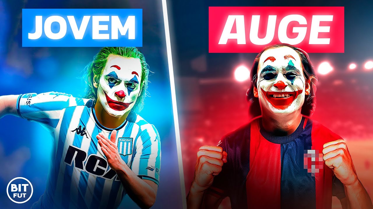 E se CORINGA (Joker) 🤡 tivesse sido JOGADOR? Simulei a carreira dele ⚽