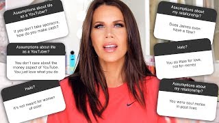 ASSUMPTIONS TAG:  My Marriage - YouTube Sponsorships - More!