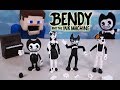 Bendy And The Ink Machine Action Figures Series 1 BATIM PhatMojo Stop Motion Unboxing Plush