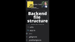 How I Structure my Backend Code #shorts