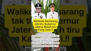 Download lagu 'Walikota Semarang Tak ikut gubernur Jateng. Malah tiru gubernur Jawa barat kang Dedi Mulyadi mp3