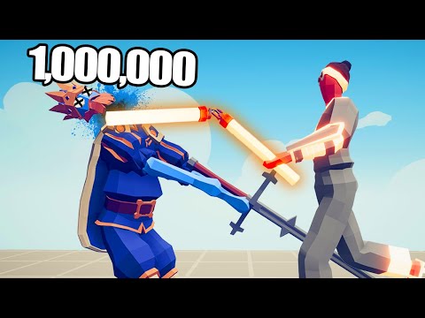 1000000 DAMAGE NUNCHUCK vs EVERY UNIT - TABS Totally Accurate Battle Simulator