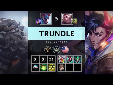 Trundle Support vs Rakan - NA Challenger Patch 25.16