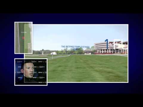 ‪Frankie Dettori's Flyover of the‬ The Betfred Temple Stakes