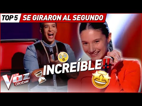 GIRARON sus sillas AL INSTANTE por sus voces en La Voz Kids
