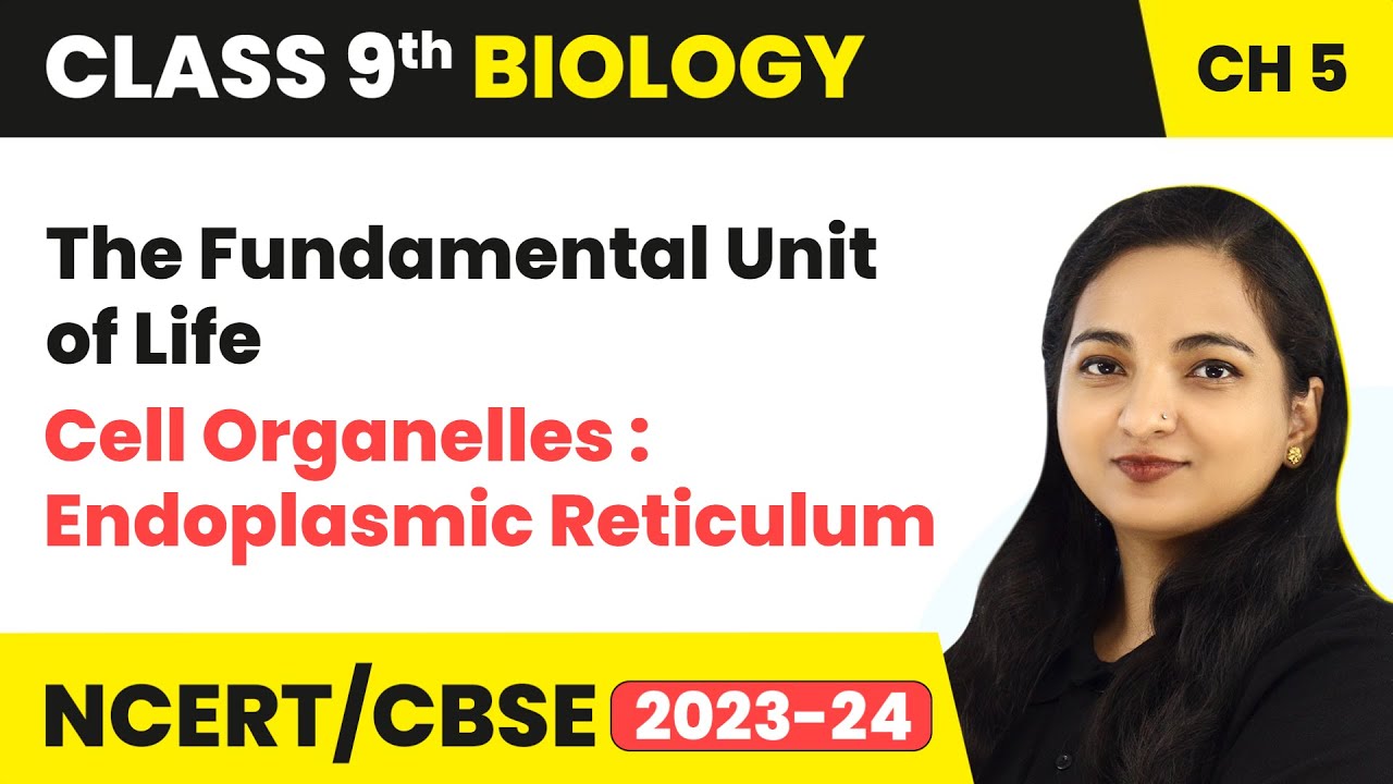 Cell Organelles : Endoplasmic Reticulum - The Fundamental Unit of Life | Class 9 Biology Ch5 2023-24