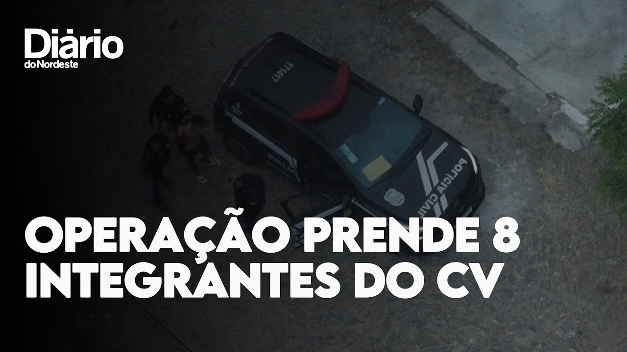 Imagem da notícia Operação prende 8 integrantes do CV com atuação em Forquilha; homem estava em hospital no RJ