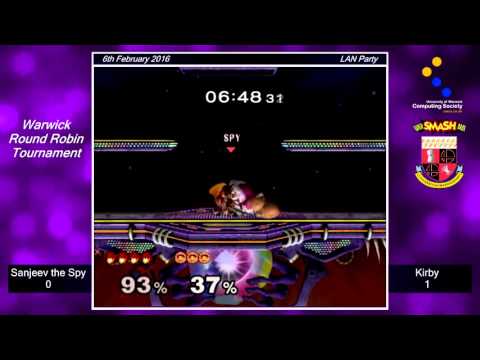Sanjeev the Spy (Roy) vs. Kirby (Ice Climbers) - Warwick Smash LAN Round Robin