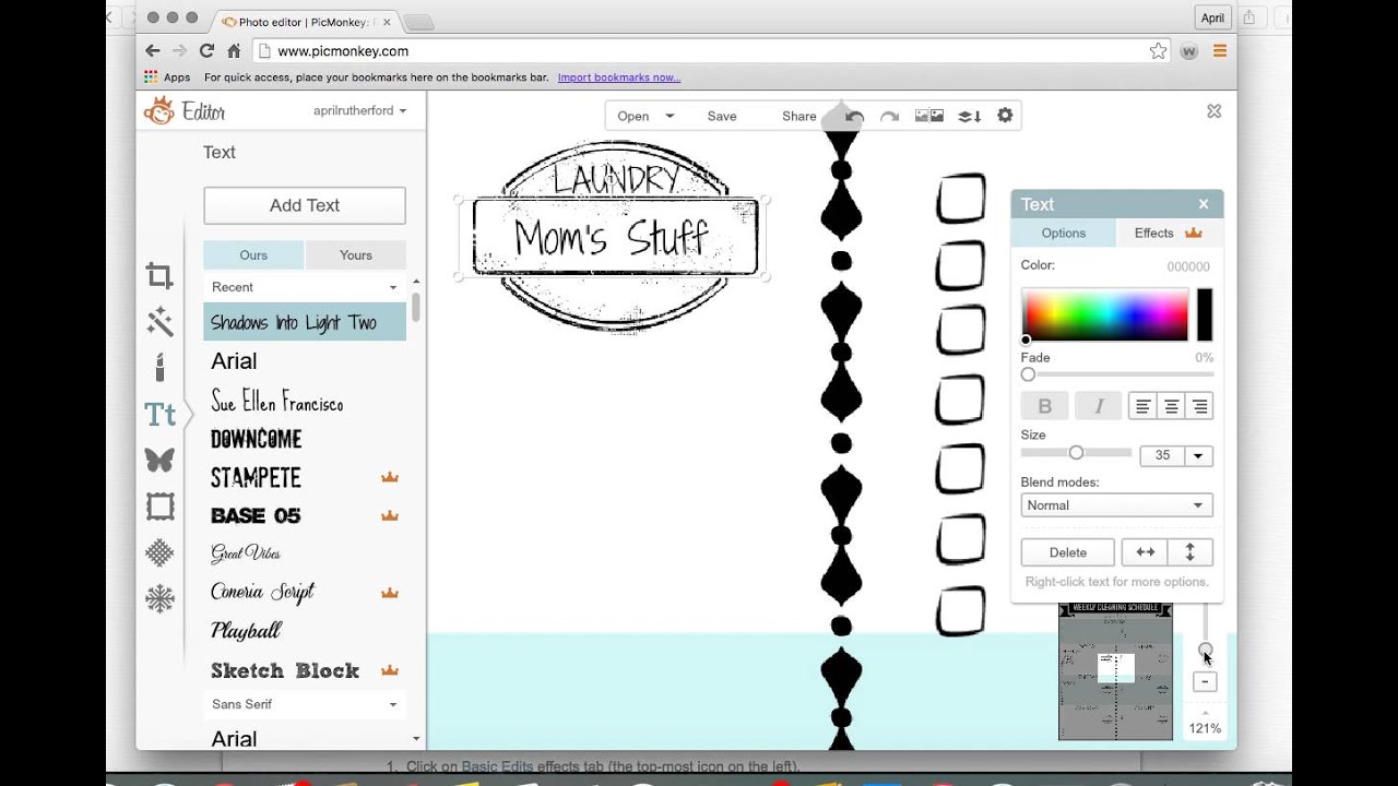 Customizable Free Cleaning Chart Printable