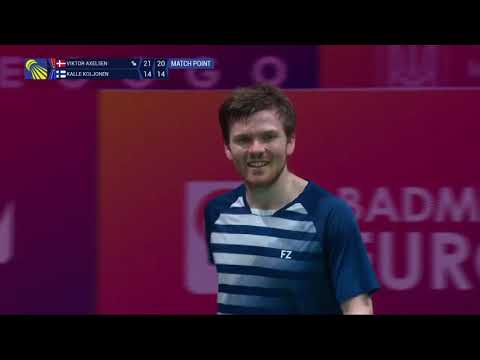 Match Point - Viktor Axelsen vs Kalle Koljonen - MS SF #EBC21