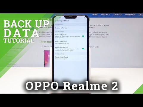 How to Back Up Data in OPPO Realme 2 - Enable Google Backup