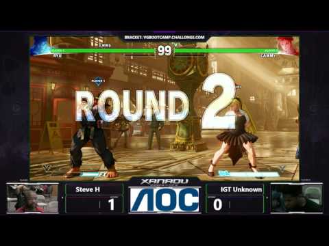 F@X 169 - IGT Unknown (Cammy) Vs. Steve H. (Ryu) SFV Winners Finals - Street Fighter V