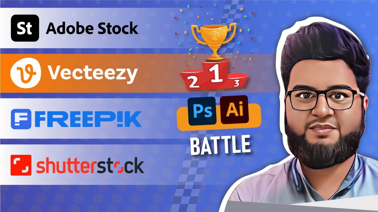 Shutterstock vs Adobe Stock vs Freepik vs Vecteezy | Stockimages 2025? Which is RIGHT for YOU?