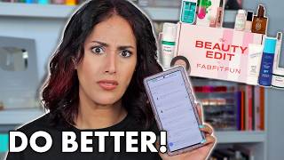 NOT AS GOOD AS YOU'D THINK! FAB FIT FUN BEAUTY EDIT APRIL CHOICES