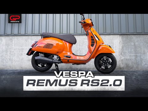 REMUS RS 2.0 Exhaust for the VESPA GTS 125 & 300!