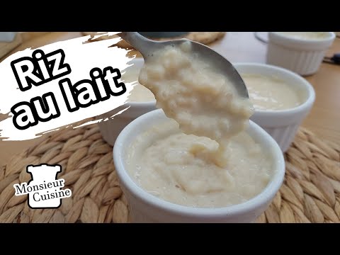 RIZ AU LAIT AVEC MONSIEUR CUISINE SMART 😉