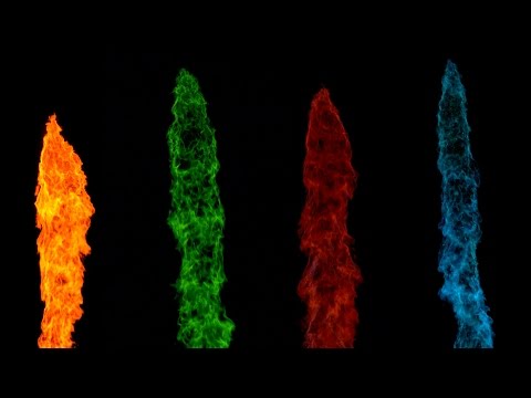 Slow Mo Rainbow Flame - 4K - The Slow Mo Guys