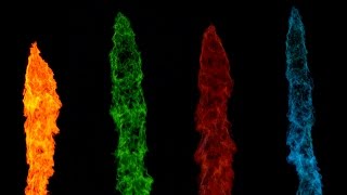 Slow Mo Rainbow Flame - 4K - The Slow Mo Guys