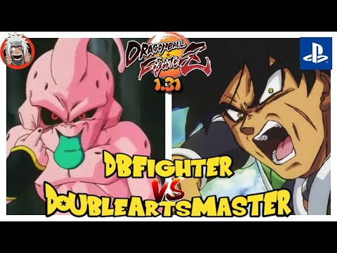 DBFZ DoubleArtsMaster vs DBFighter - (GogetaSS4, TGohan, KidBuu) vs (TGohan, A17, BrolyDBS) Ver1.31