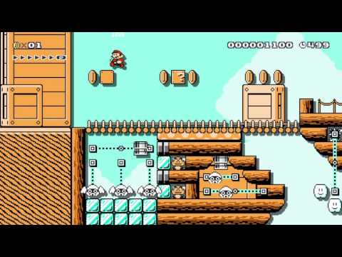Beware The Fury Of The Kraken! by Turn7Boom - SUPER MARIO MAKER - No Commentary 1AH