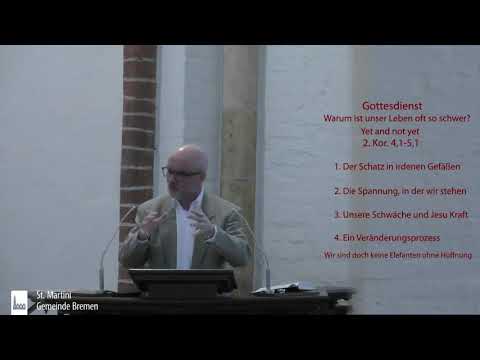 Predigt vom 28.02.2021- Warum ist unser Leben oft so schwer?