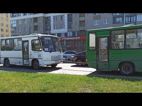 Буксировка сломавшегося ПАЗ-3204 в Автобусное предприятие