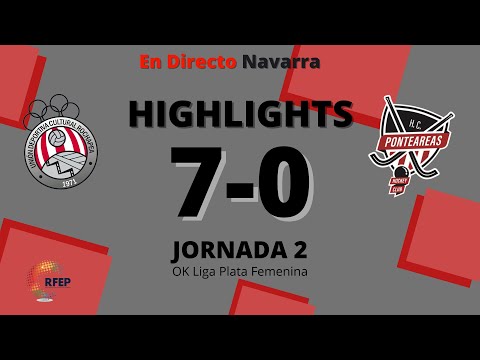 Highlights UDC Rochapea 7 - 0 HC Ponteareas // OK Liga Plata Femenina -22/23