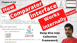 # 115 Comparator Interface in Java with Examples | How Comparator interface works | Java |RedSysTech