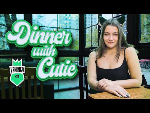 Date Dinner with Girlfriend • POV 180 Degrees with ASMR and Mukbang • 4K • 5K • 6K VR Video