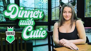 Date Dinner with Girlfriend • POV 180 Degrees with ASMR and Mukbang • 4K • 5K • 6K VR Video