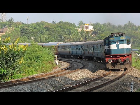 Fast Diesel Curving Trains | "KARNATAKA" Trains | South Western Railways