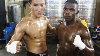 preview picture of video 'Ncedo Gomba and Grigory Popov:Journey to Rajadamnern Stadium'