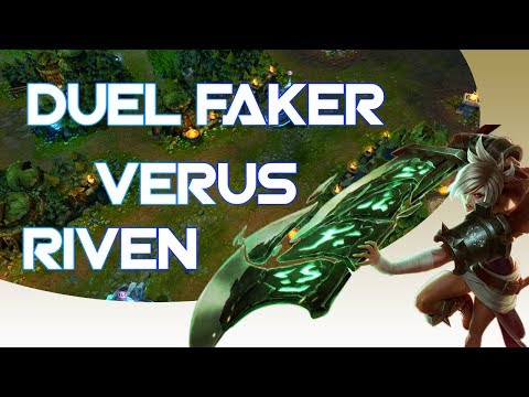 SKT T1 Faker Yasuo vs Riven - Outstanding Duel [KR Highlight]