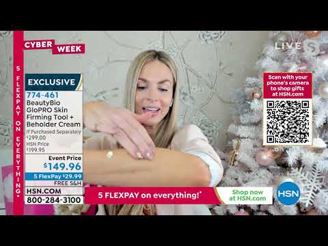 BeautyBio GloPRO Skin Firming Tool + Beholder Cream