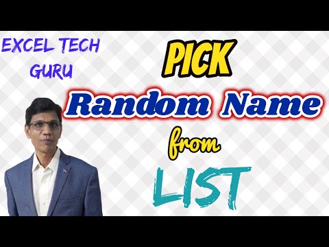 PICK RANDOM NAME FROM THE LIST