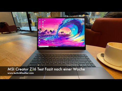 MSI Creator Z16 review conclusion after one week